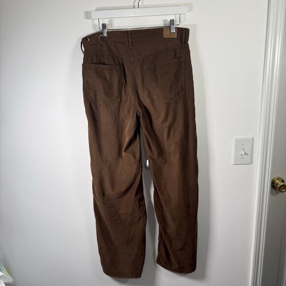 American Eagle Low Rise Skater Jeans Brown Corduroy Baggy Y2K Womens 6 - Picture 5 of 10